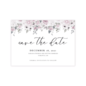Dreamy Violet Blush Save The Date