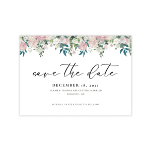 Fairytale Navy Blush Save The Date