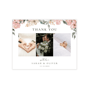 Parisian Pink Nude Thank You Card