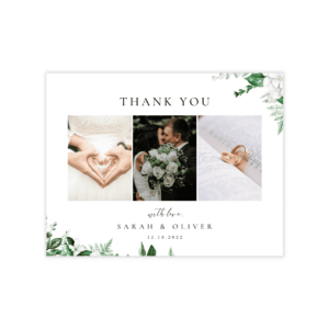 Lush Greenery Thank You Card