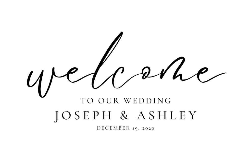 Welcome Signs Stationery For Weddings & Events · VintageBASH