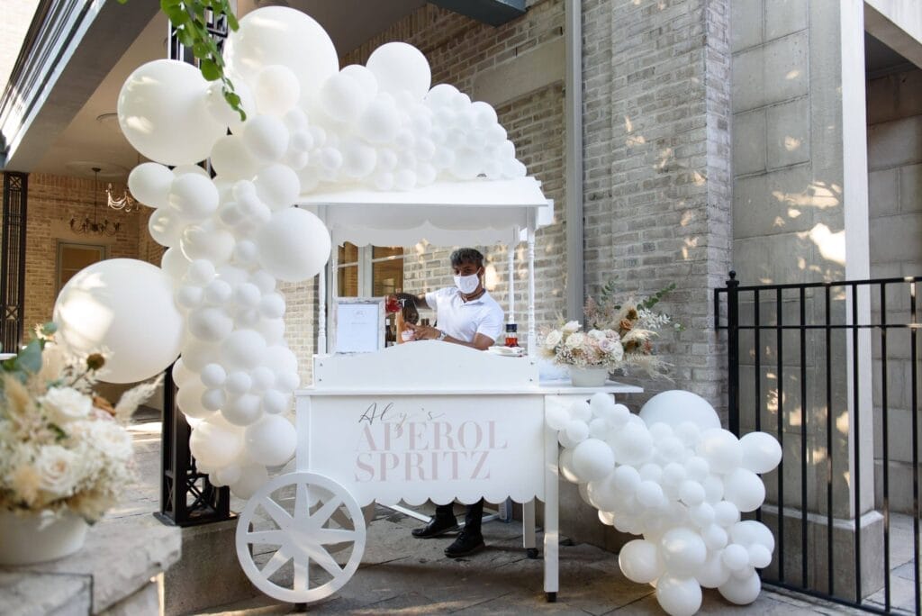 candy cart pr event decor experiential event