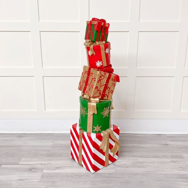 WRAPPED GIFTS Wrapped Gifts Stack Holiday Prop