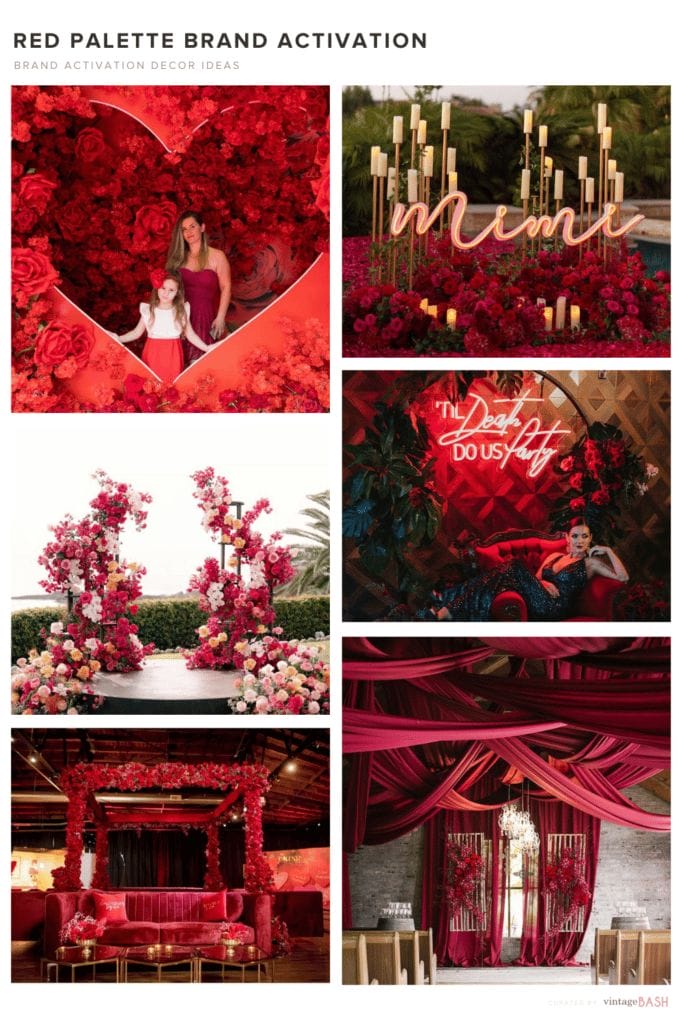14 Red Palette Brand Activation Ideas & Inspiration Boards