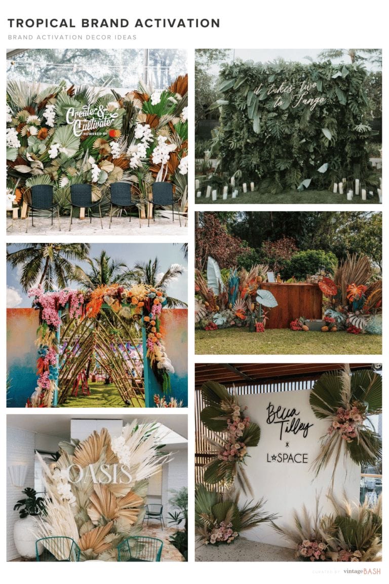 Tropical Brand Activation Ideas & Inspiration Boards