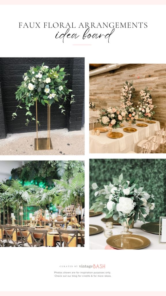 15 Faux Floral Arrangement: Ideas and Inspirations for Adult Events