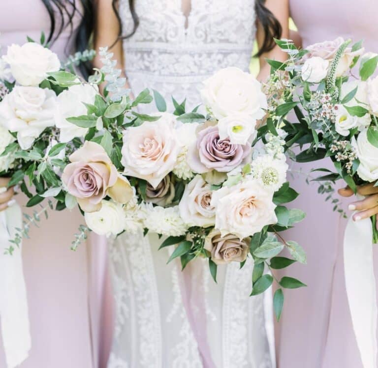 Garden Blush & Mauve Lavender Wedding Palette Idea