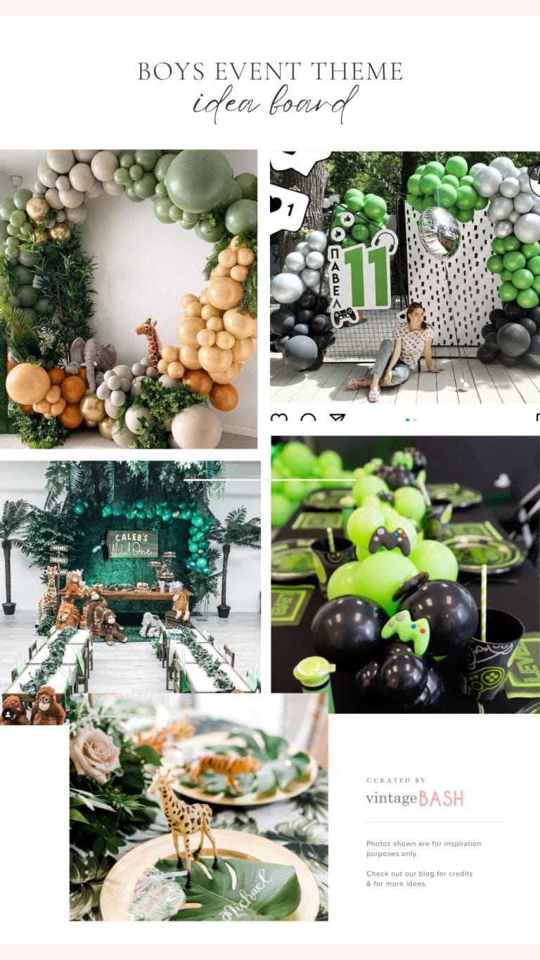 Boy’s Birthday Party Theme Ideas & Inspiration