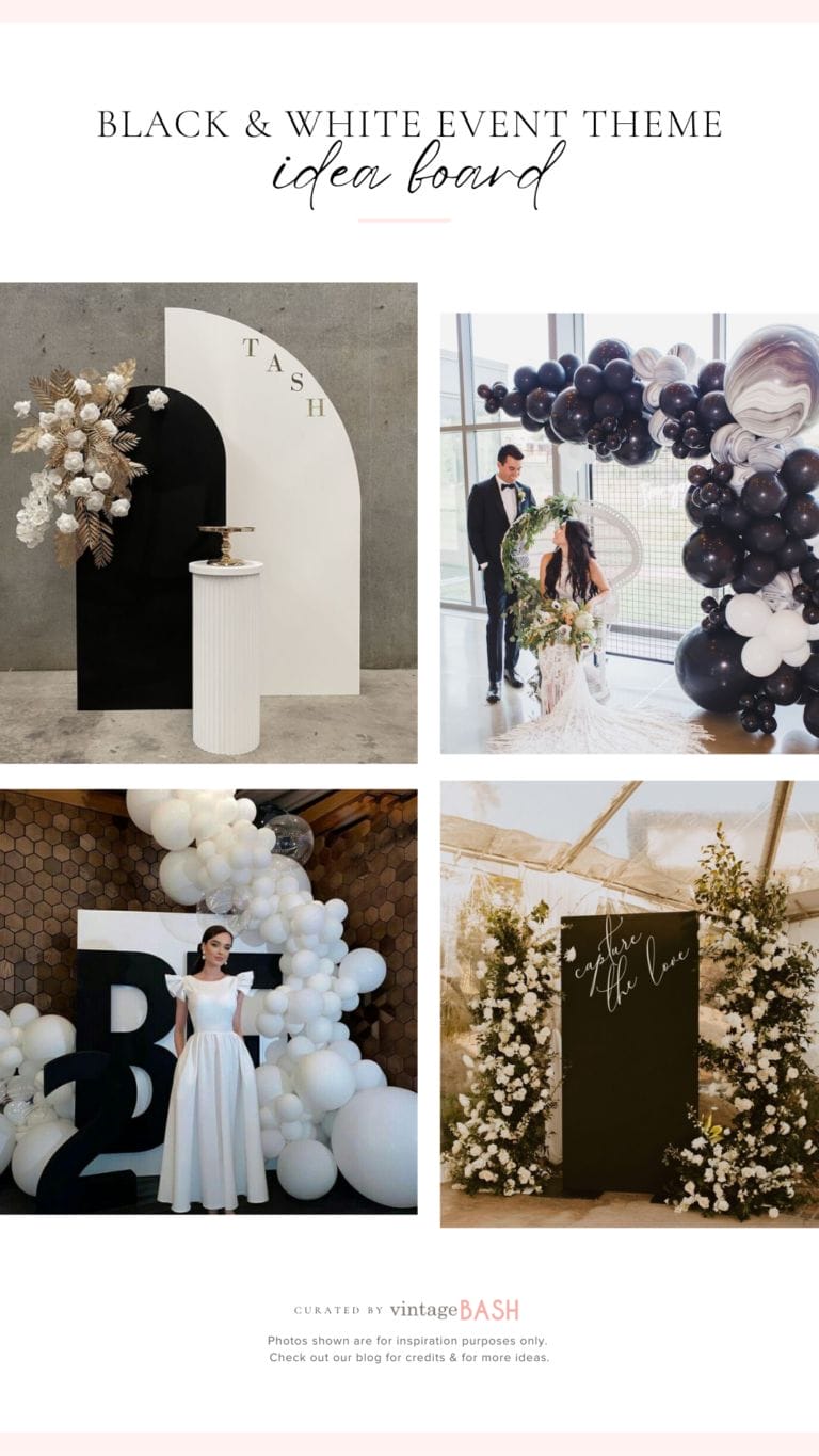 Black and White Event Theme: Ideas & Inspirations for Adult Events