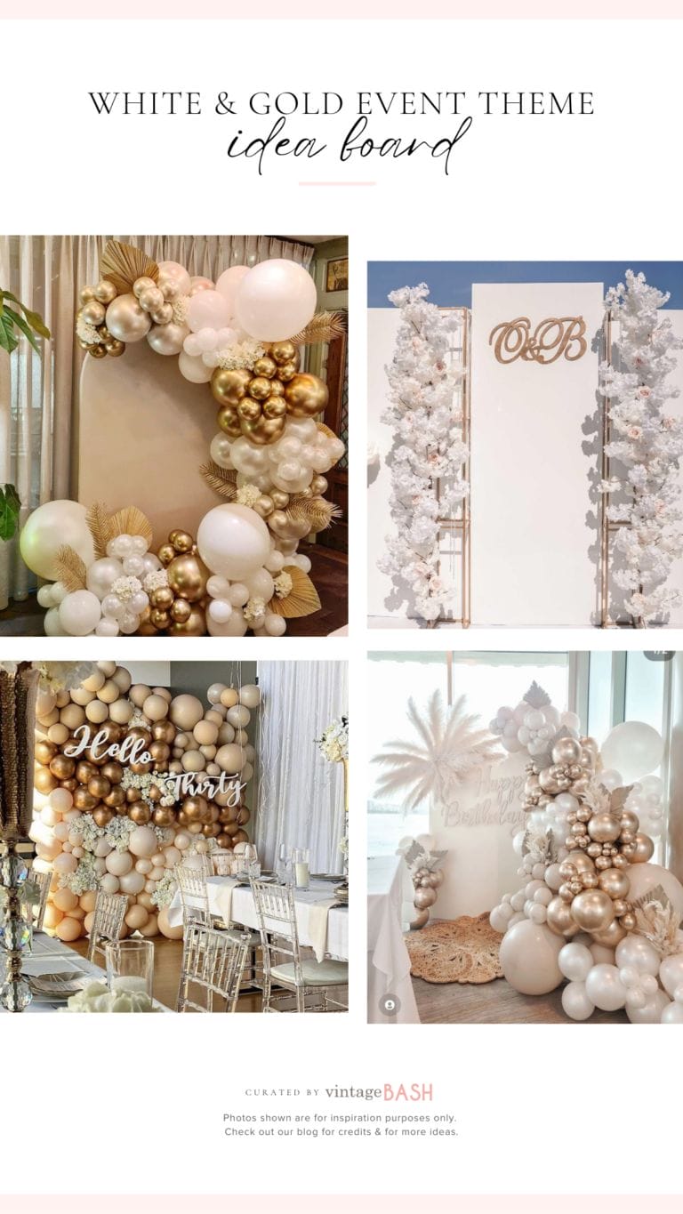 White and Gold Event Theme: Ideas & Inspirations for Adult Events