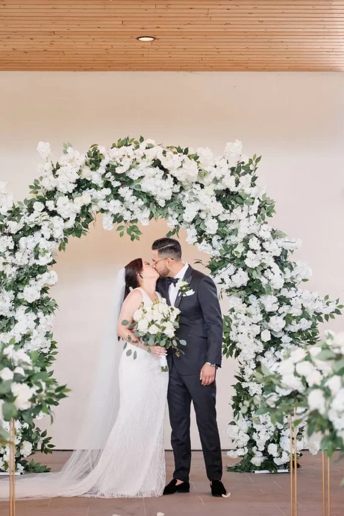 The Guild Inn Banquet Hall Wedding Ceremony Gazebo