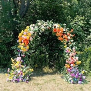 Kids Birthday Party Floral Arches