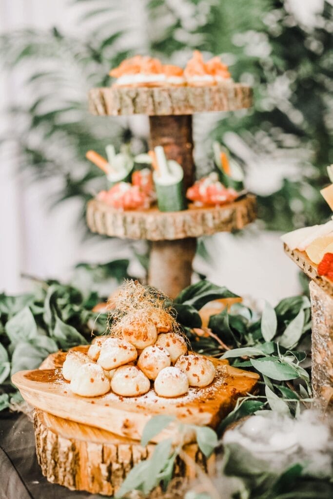 rustic cupcake stand