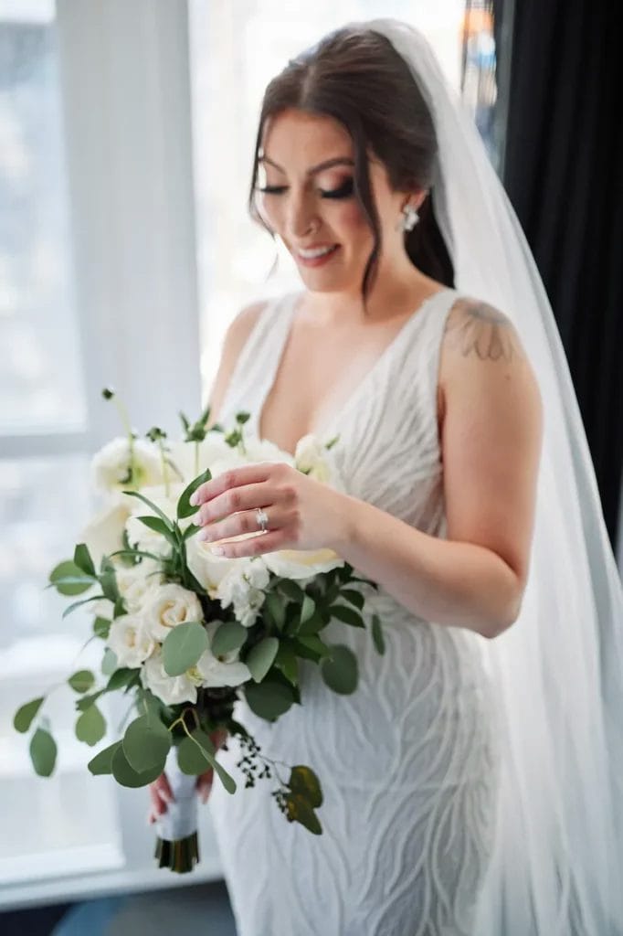 The Guild Inn Estate Wedding Bride Flowers