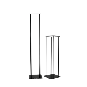 black harlow stand rentals metal stand events weddings