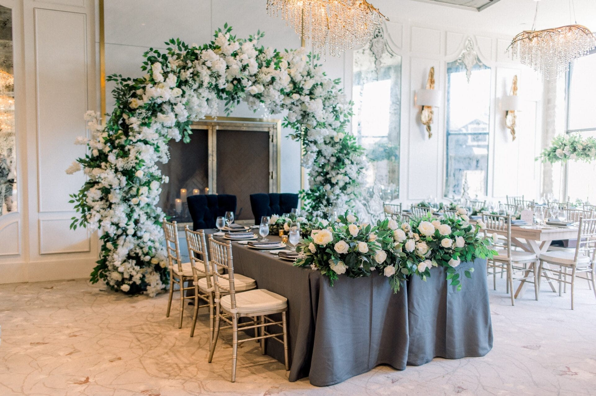 elora mill head table Elora Mill Venue: Breathtaking Wedding Inspiration & Ideas