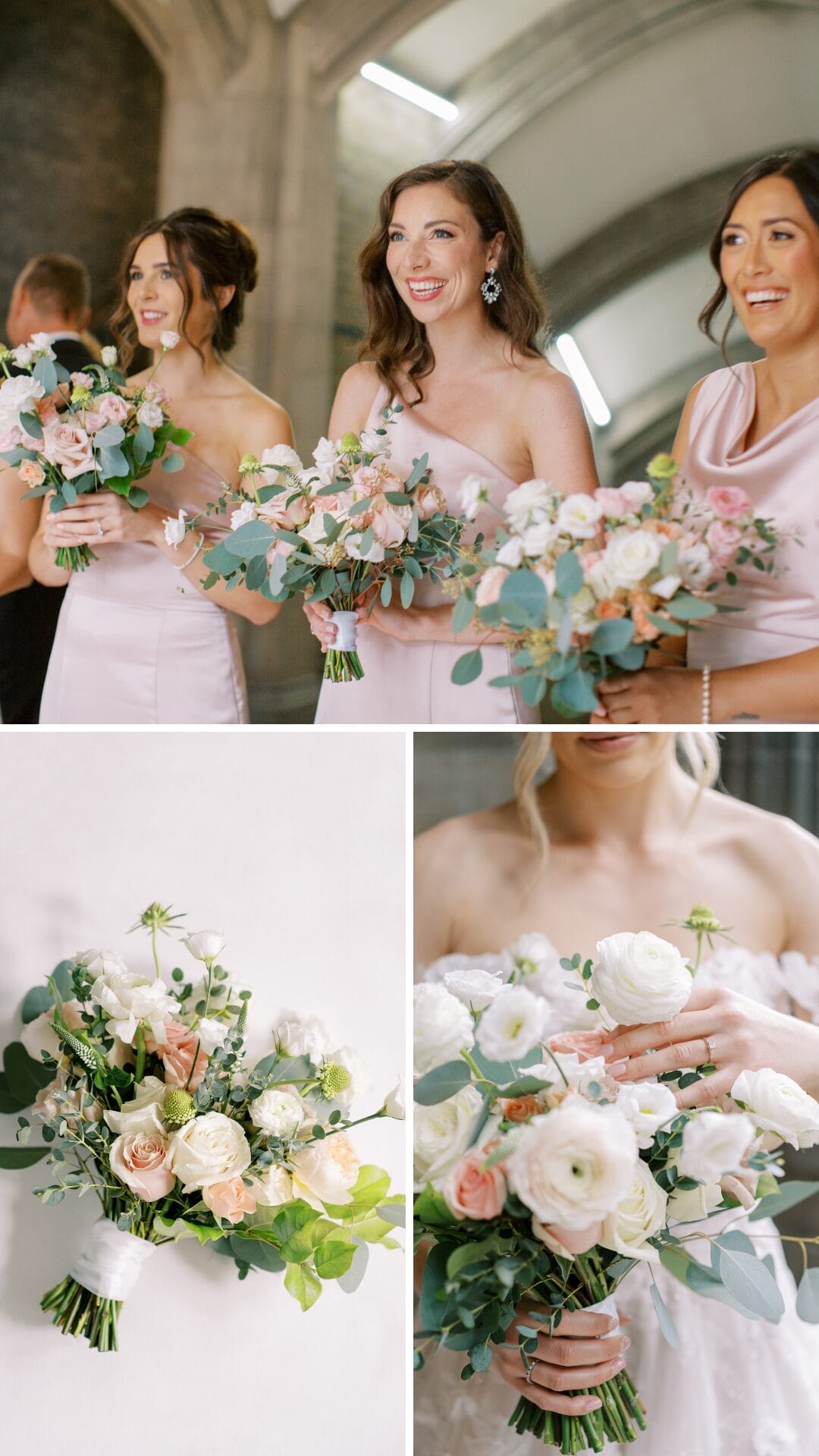 Bridesmaids Bouquet Christine and Anders Wedding at Hart House