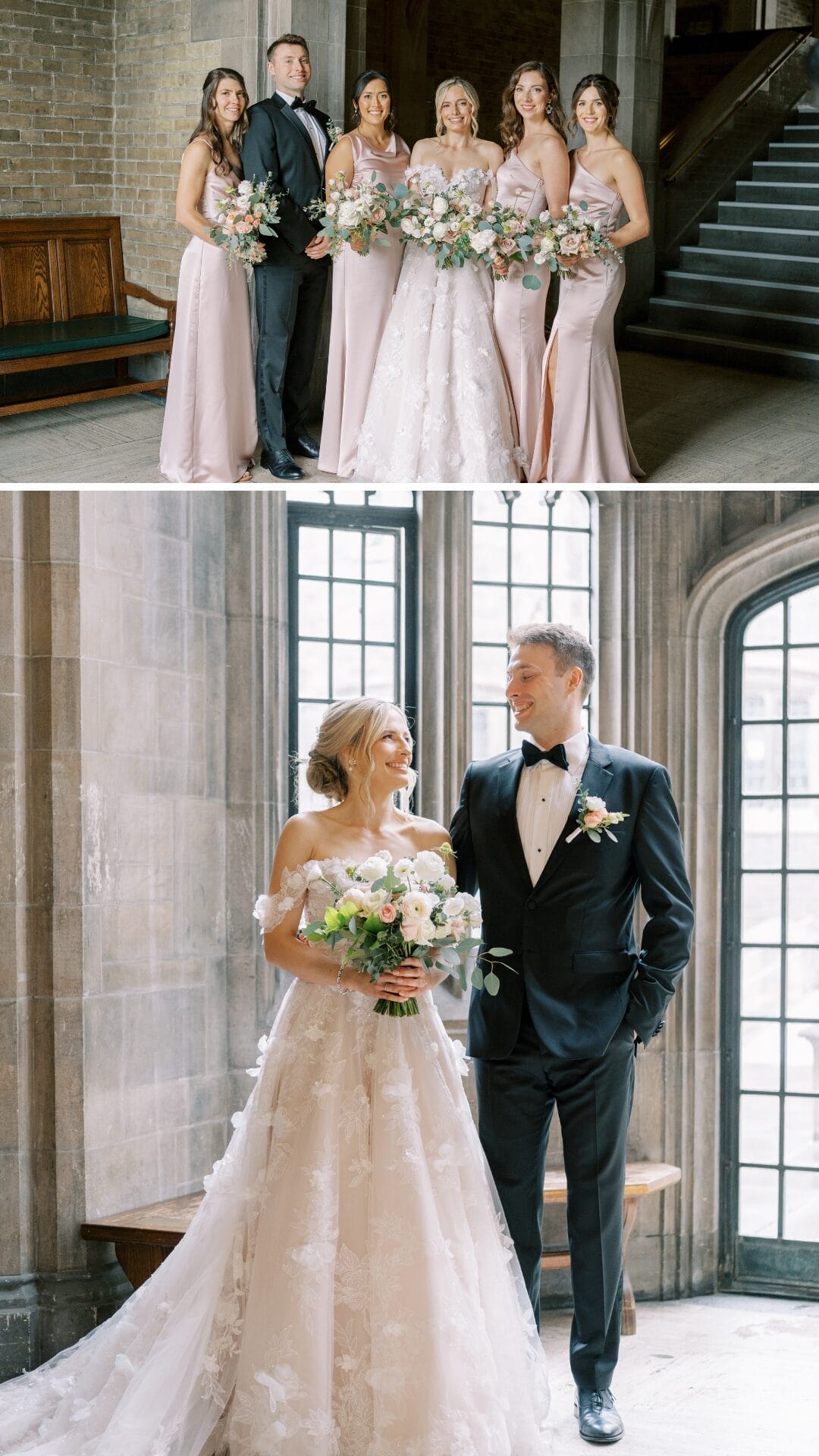Bride Bouquet Blush Christine and Anders Wedding at Hart House