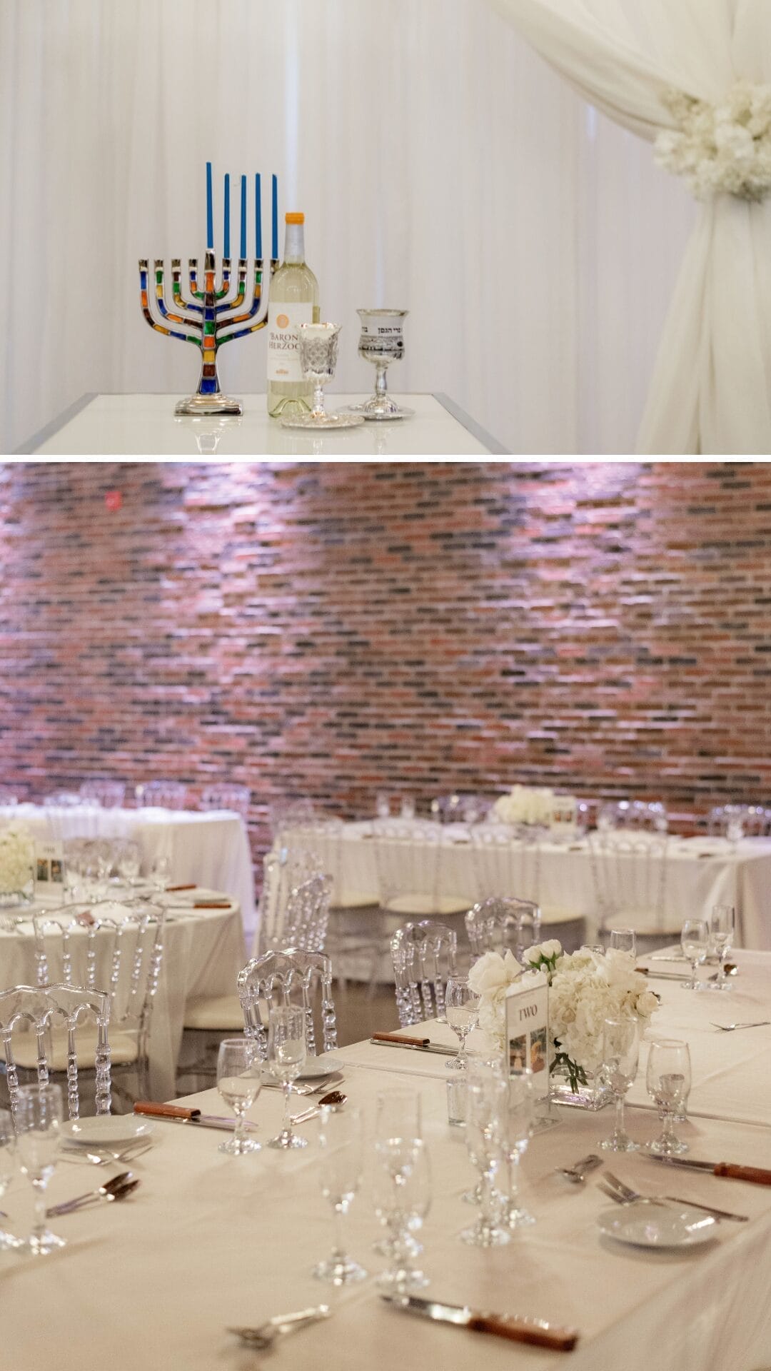 Venue table setting/decor