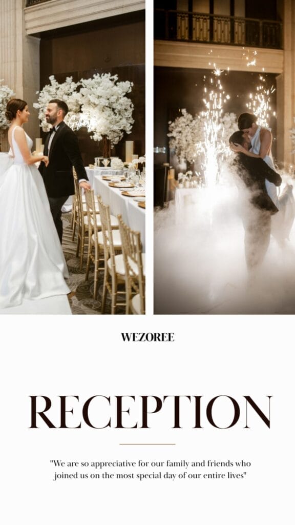 Table/venue white decor details