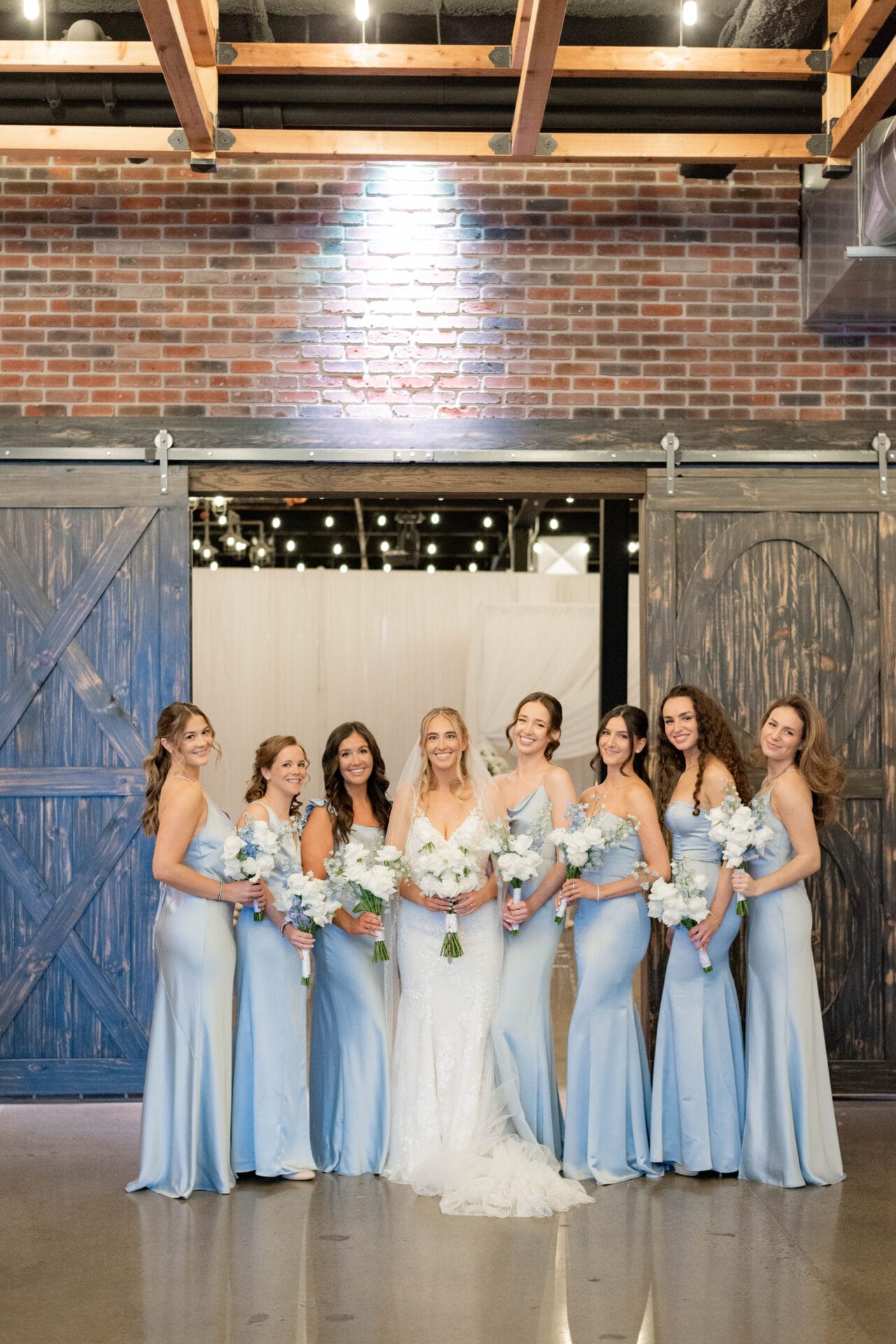 something blue wedding flowers wedding party eglinton west gallery