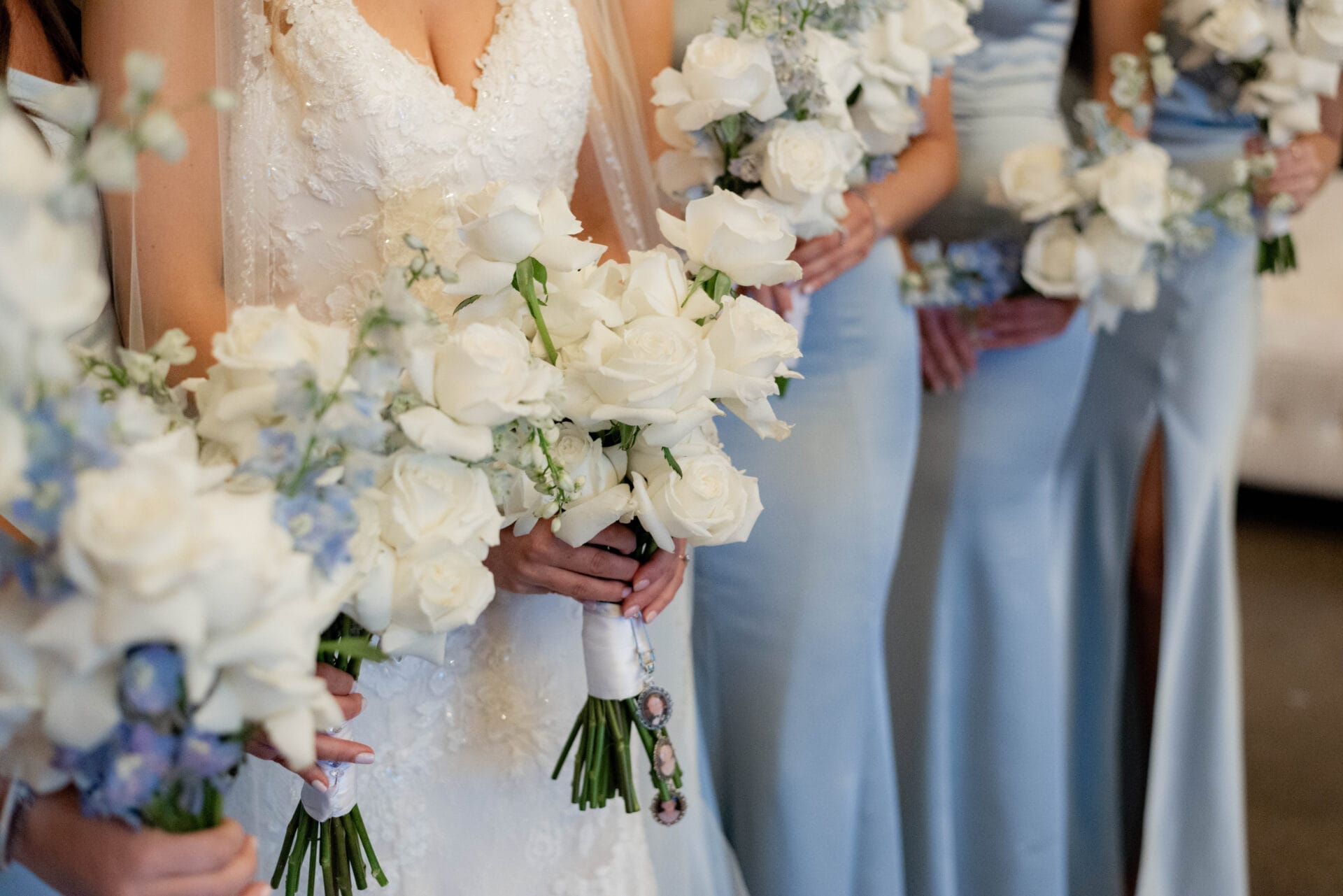 bride and bridesmaid bouquet