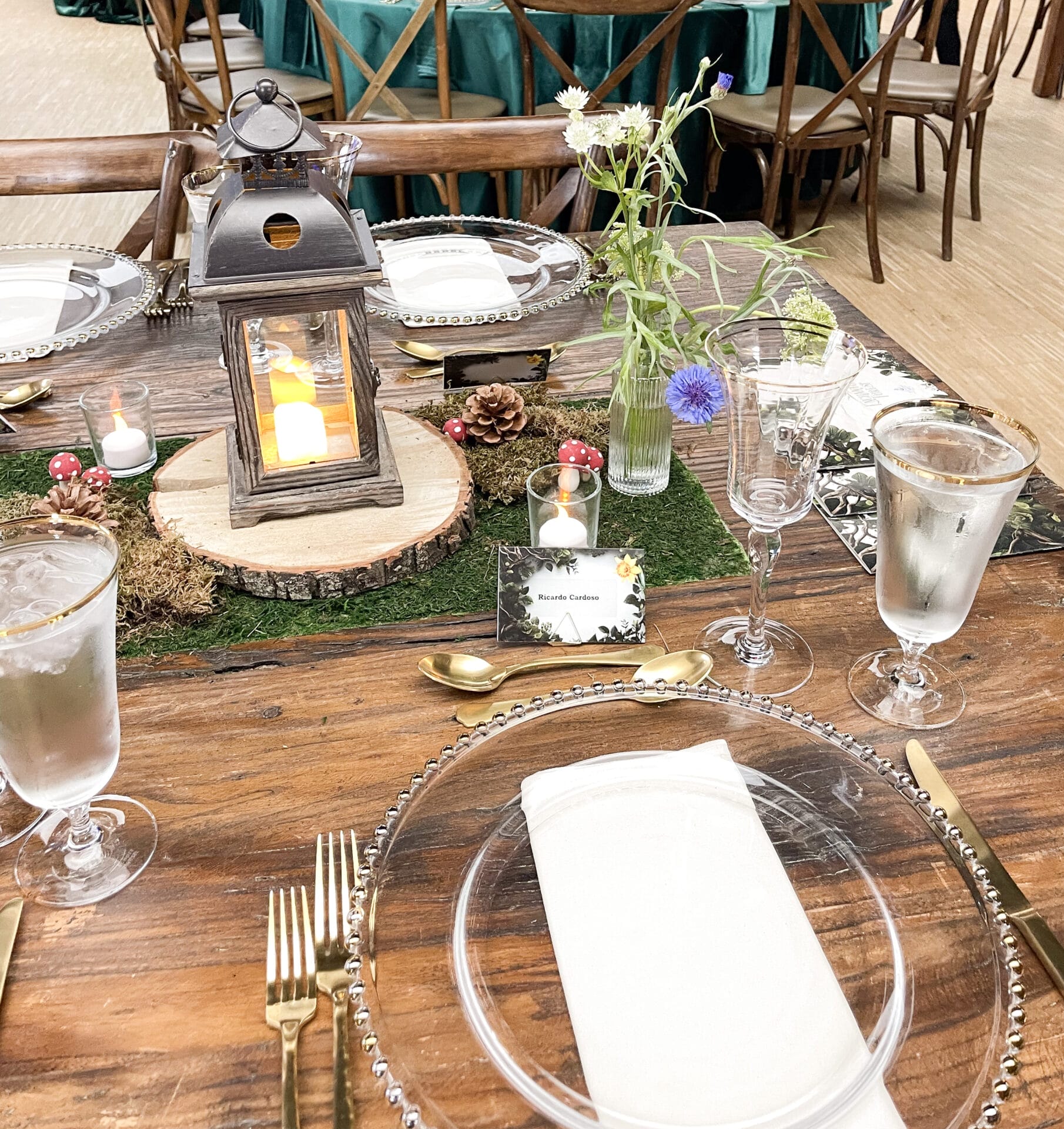 Audley Recreation Centre Table Decor