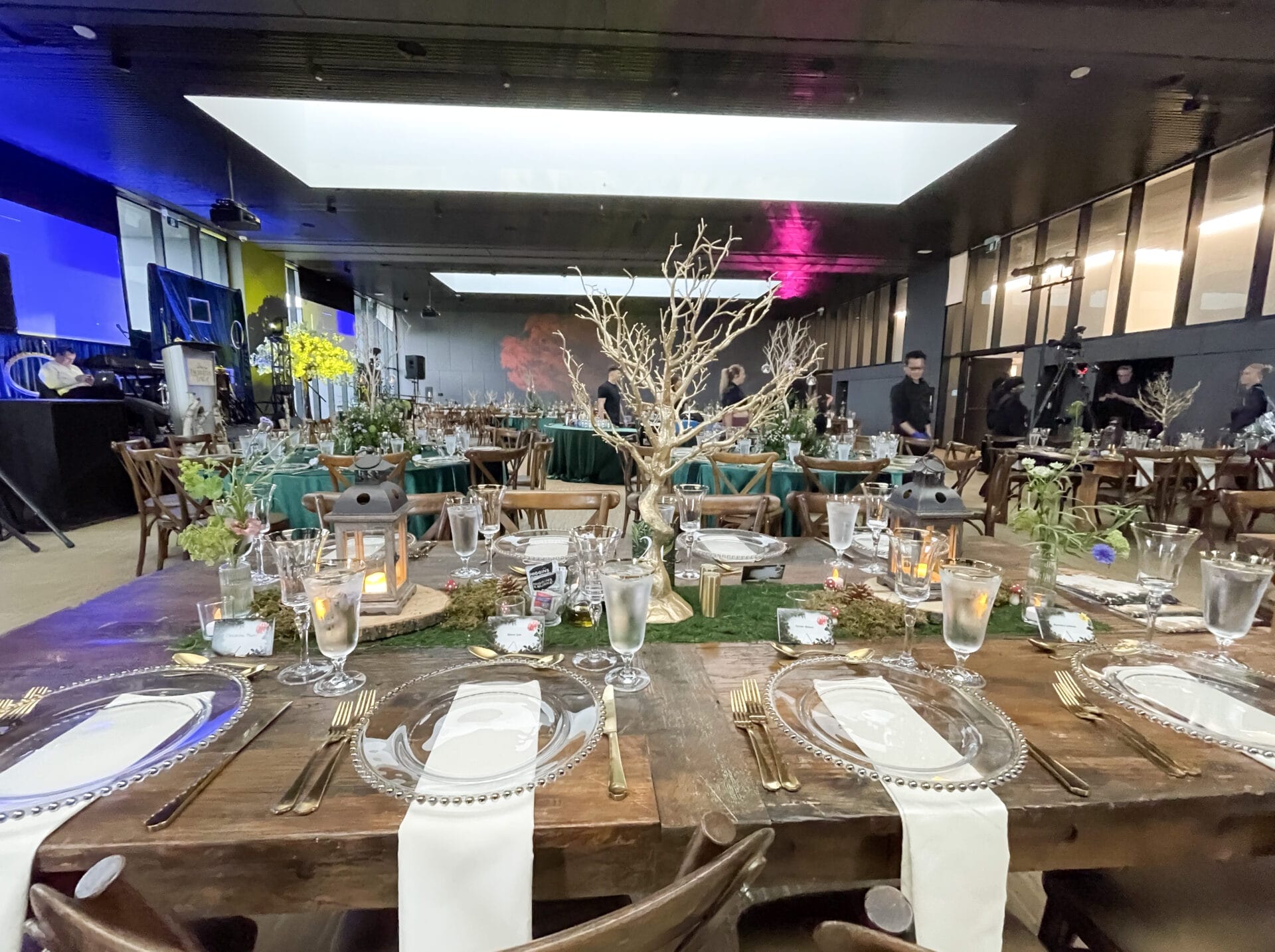 Audley Recreation Centre Table Decor