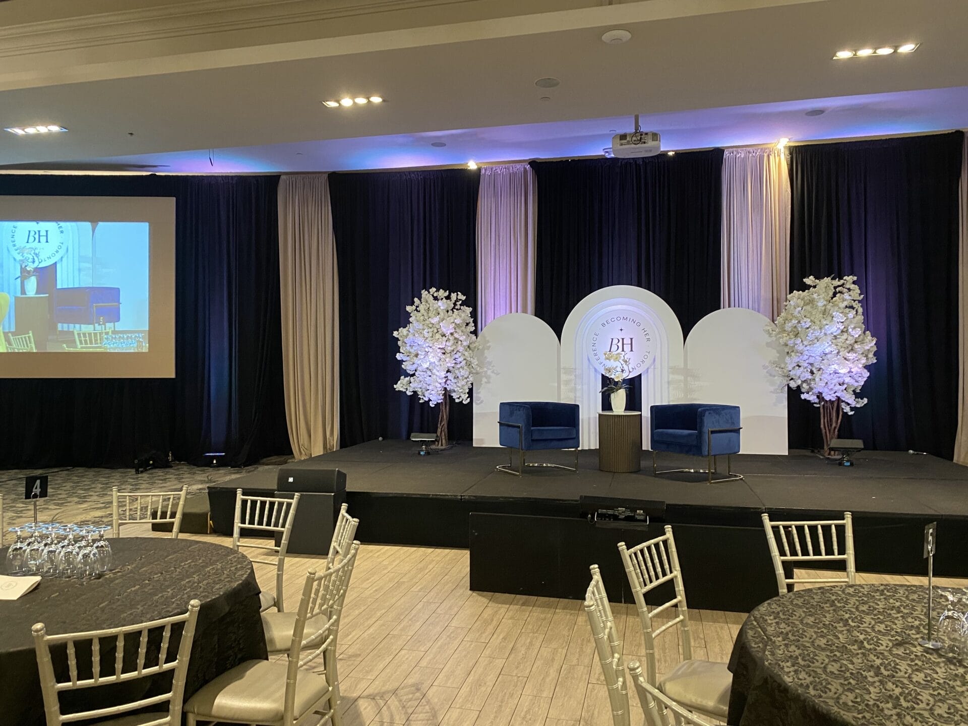 Parkview Manor Stage Setup