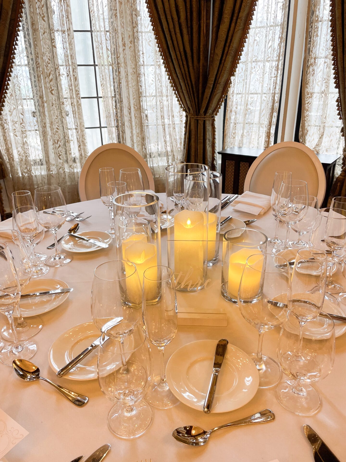 Casa Loma Wedding Table Decor