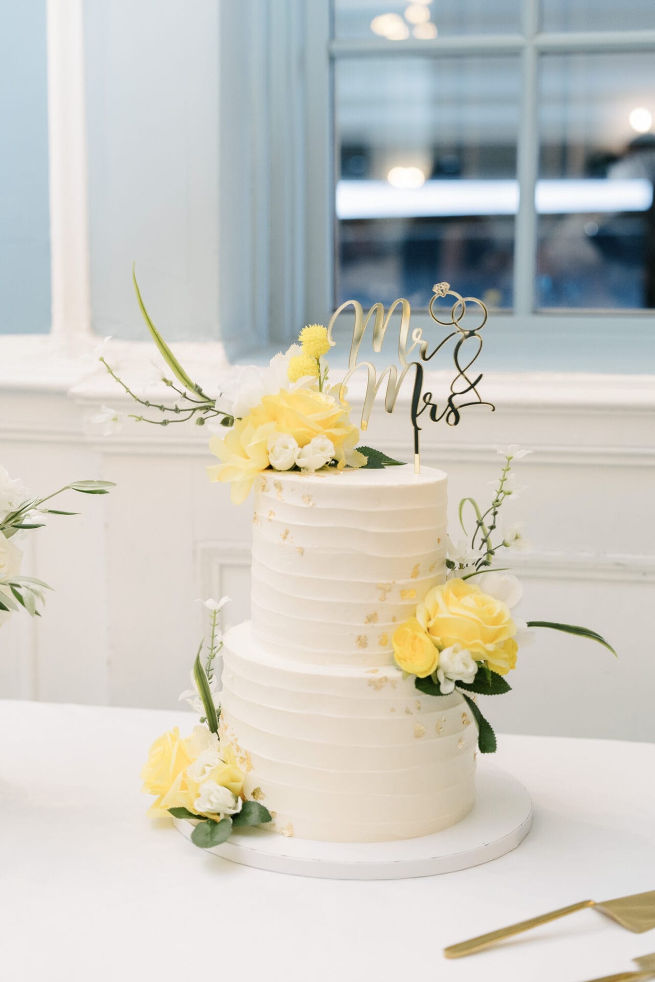 The Faculty Club Wedding Cake