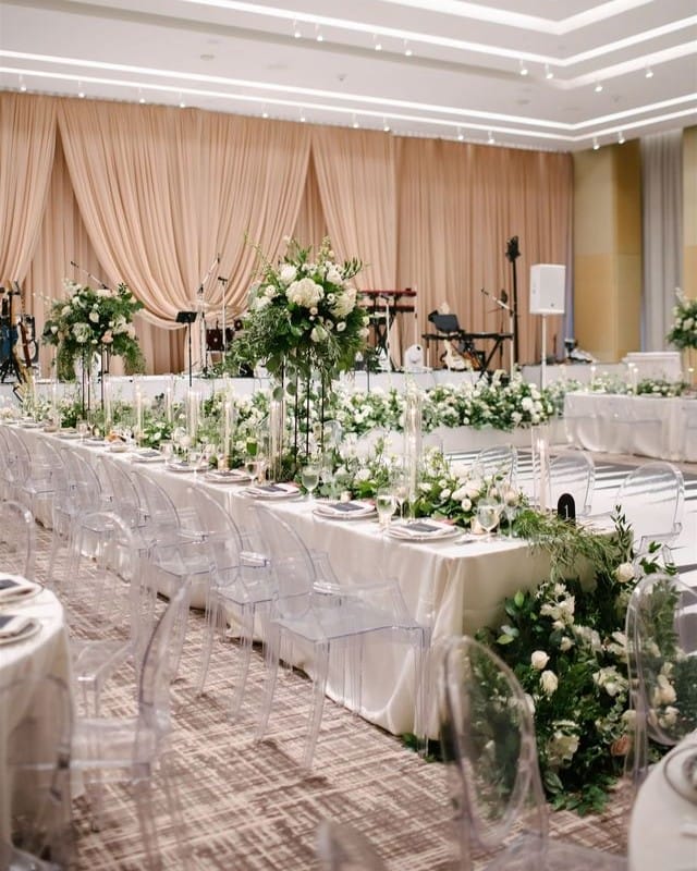 fresh floral garland