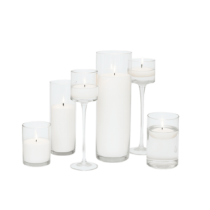 floating and sand candles event wedding rentals