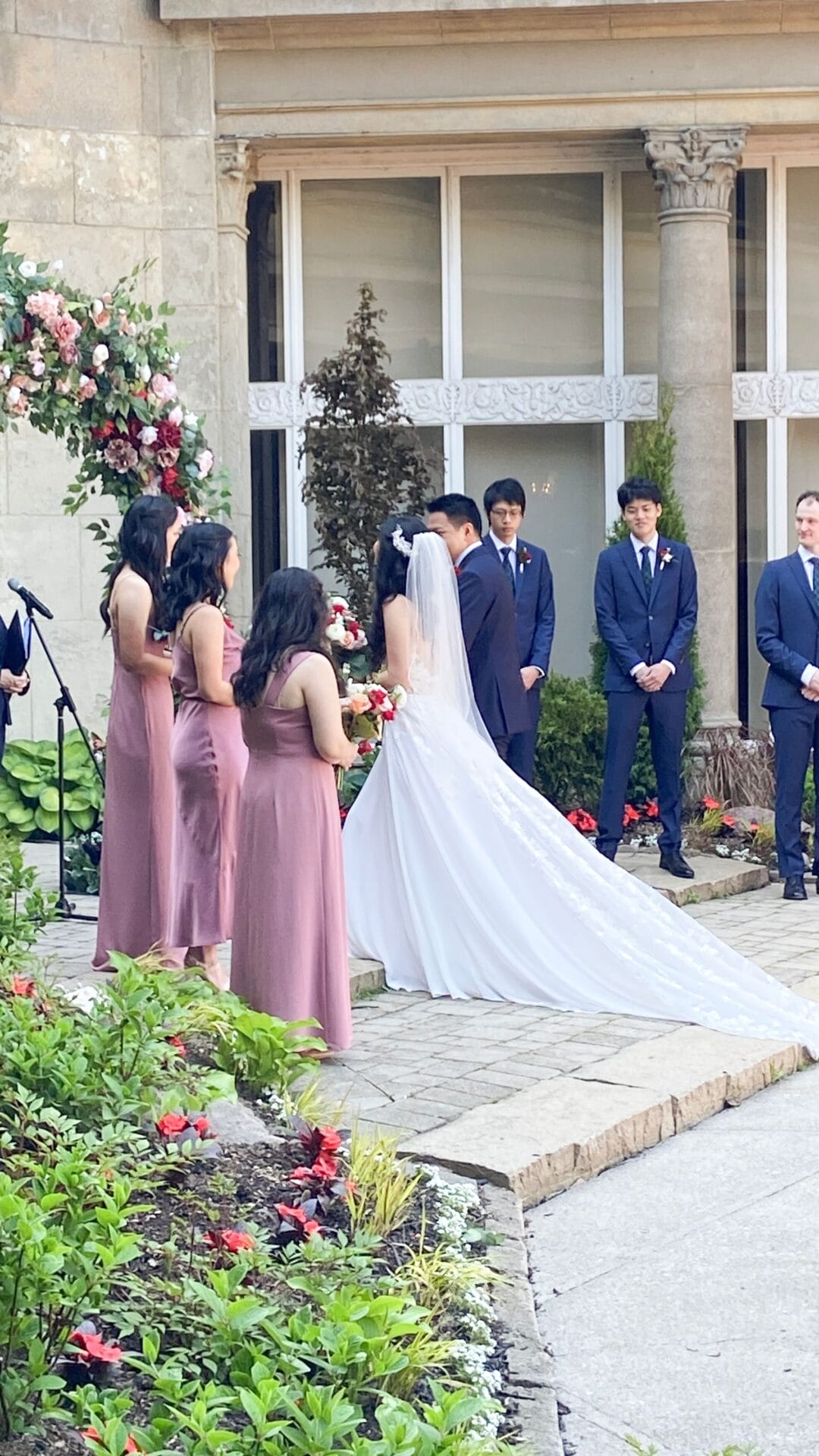 floral decor, backdrop, altar