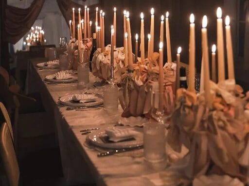 wedding decor tables