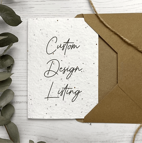 seed paper invitations