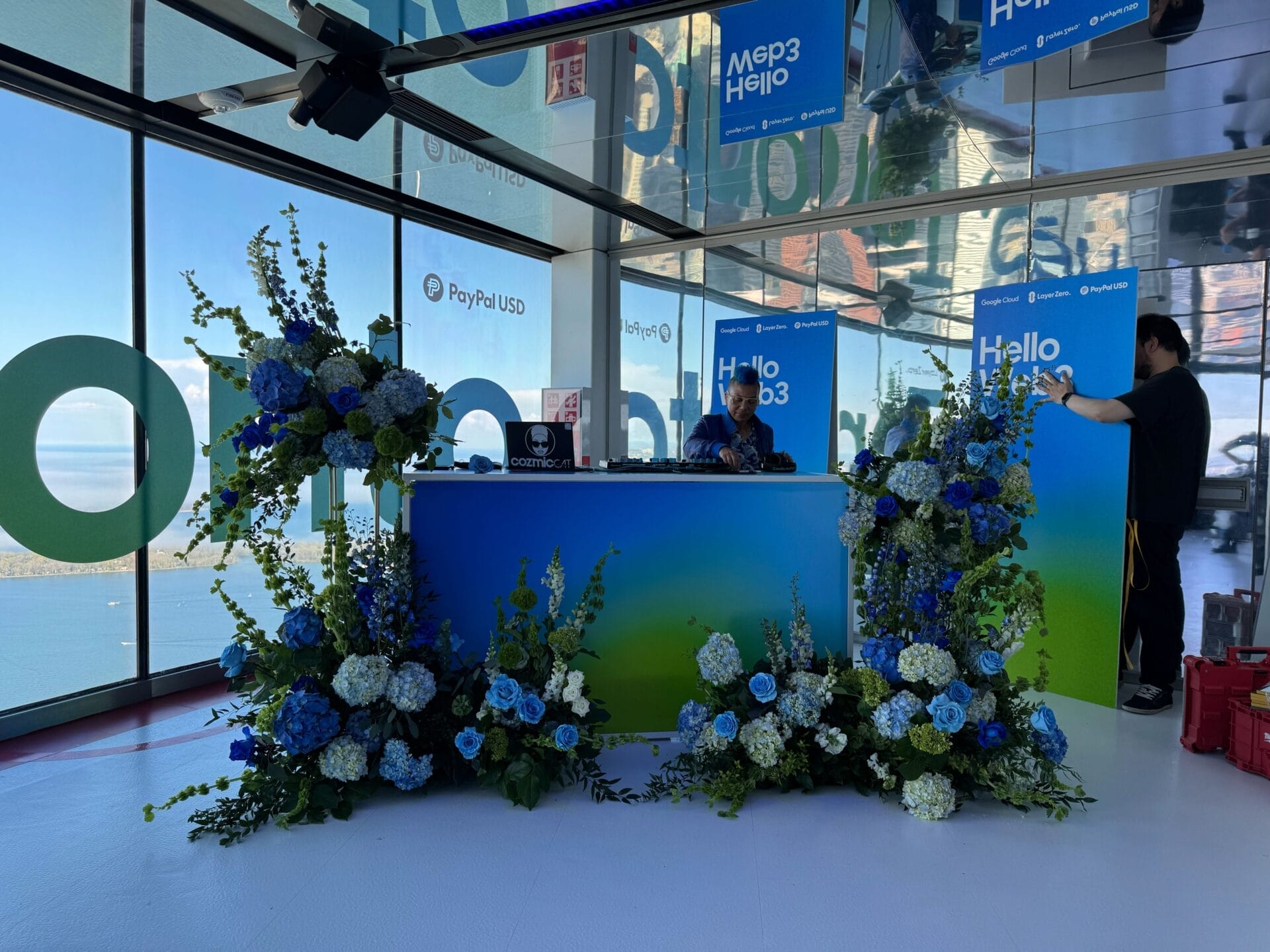 CN Tower, Sobol Solutions, floral decoration, decor inspiration