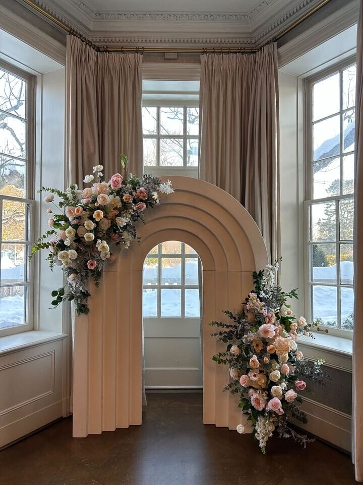 Graydon Hall Manor Wedding Location Floral Arch Decoration