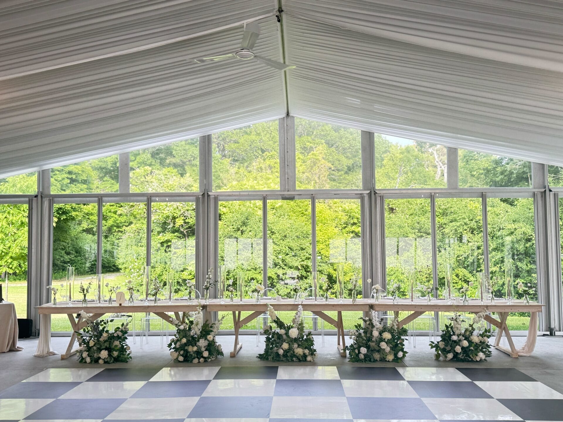 The Harding Waterfront Estate Wedding Location Floral Decoration