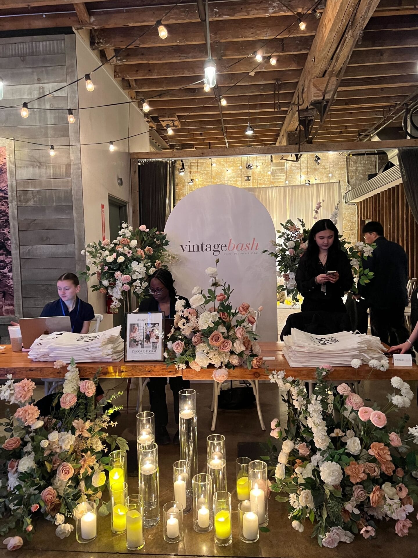 corporate event, the Loft, distillery open house, decoration, decor setup