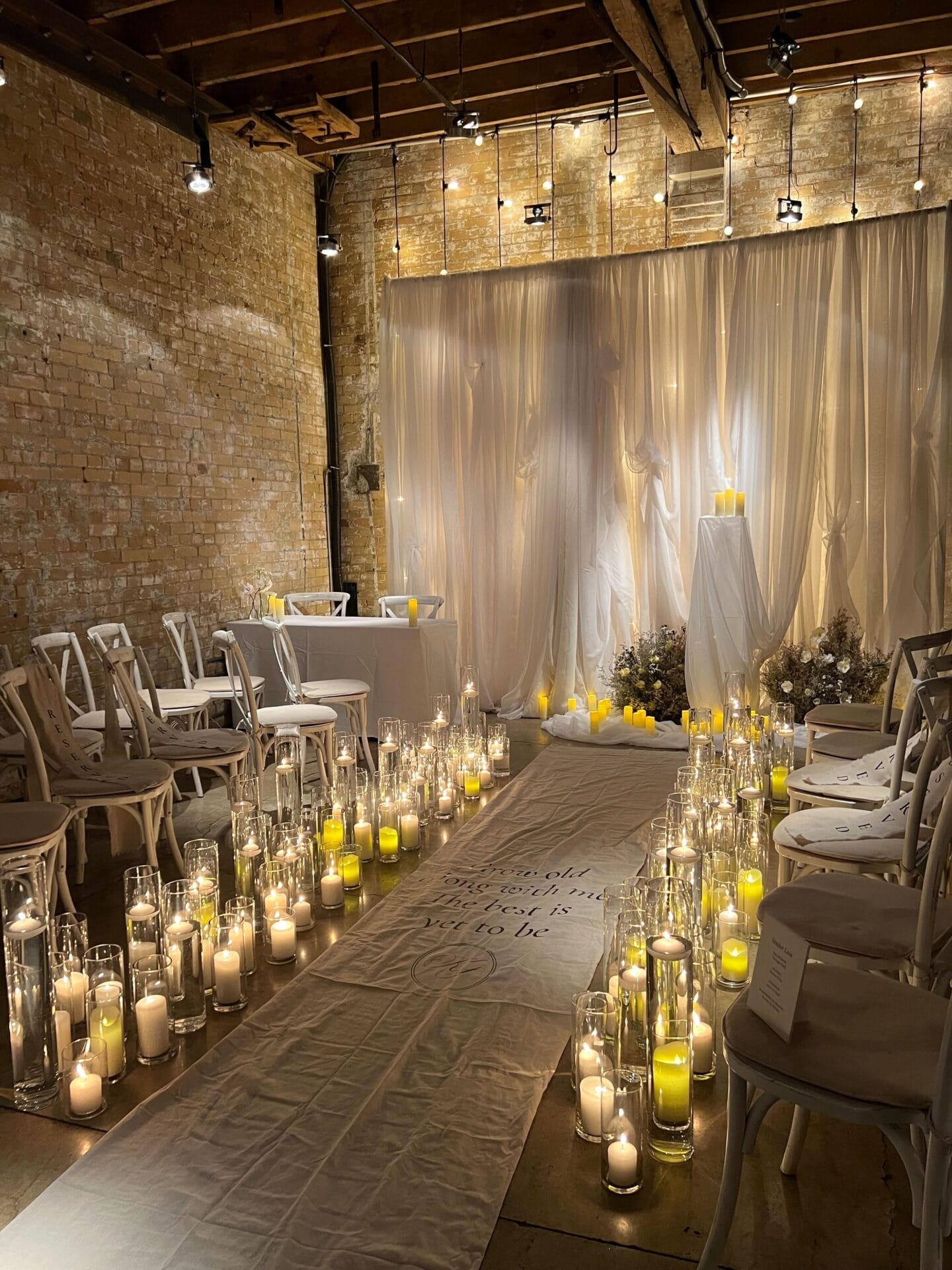 corporate event, the Loft, distillery open house, decoration, decor setup