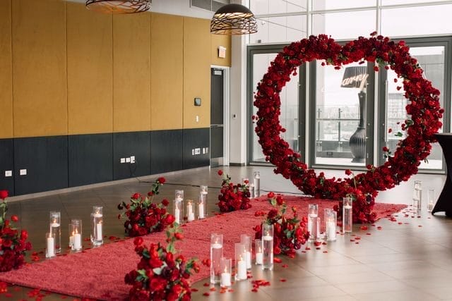 Hotel X Wedding Proposal Floral Decor