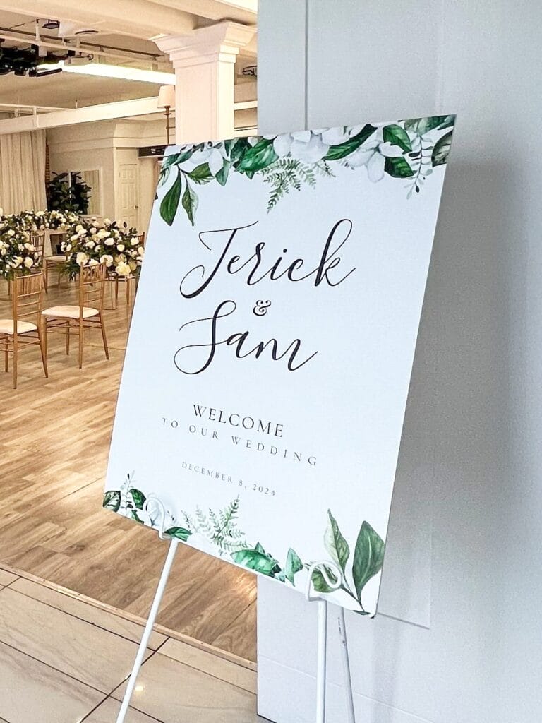 IMG 0024 Portfolio: Wedding Signs