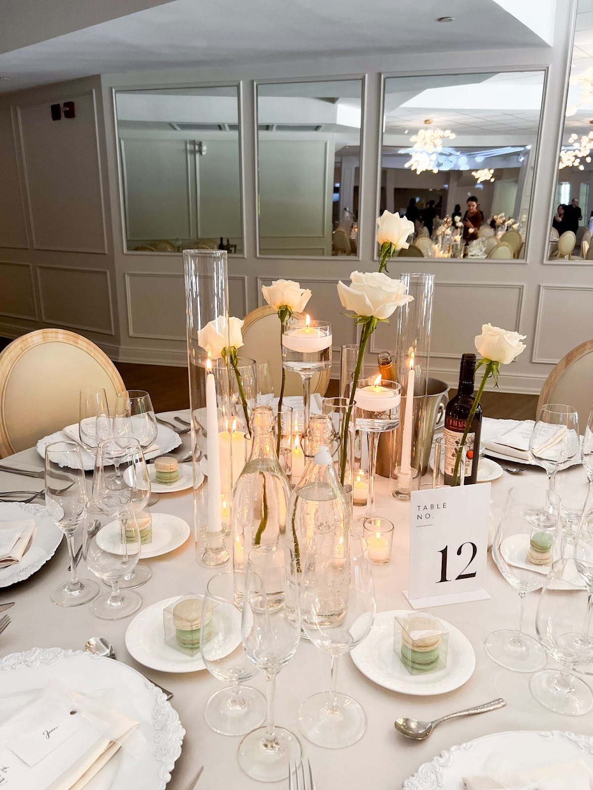 The Doctor's House Wedding Centerpiences Flowers Decor