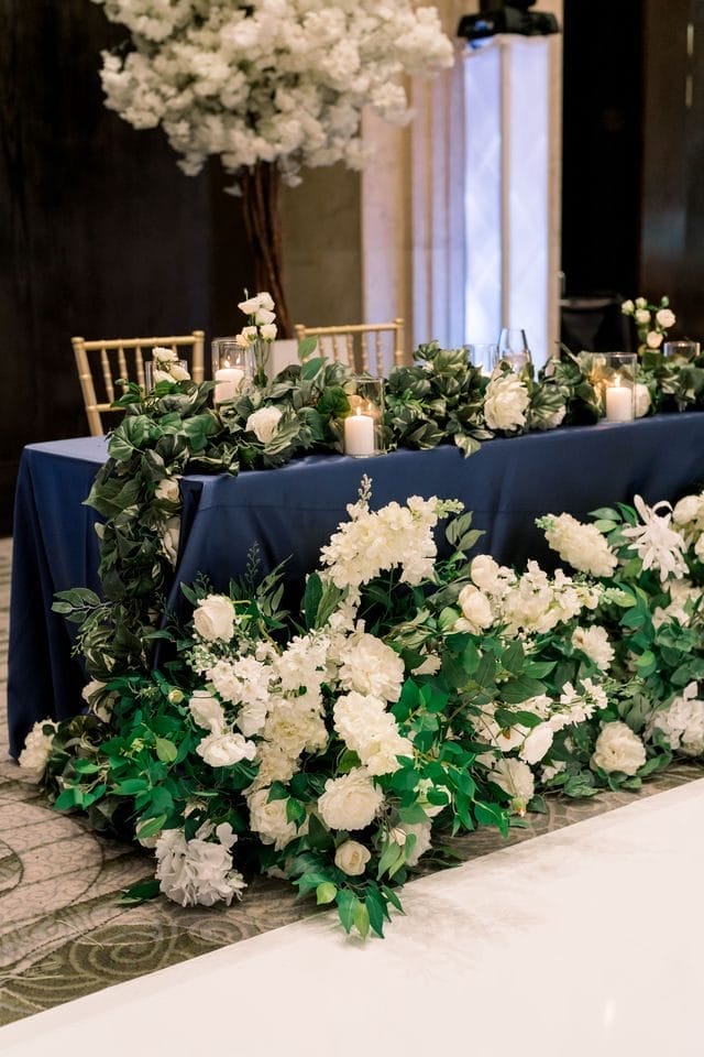 One King West Wedding Toronto Ceremony Decor Flowers Centerpieces Reception Decoration
