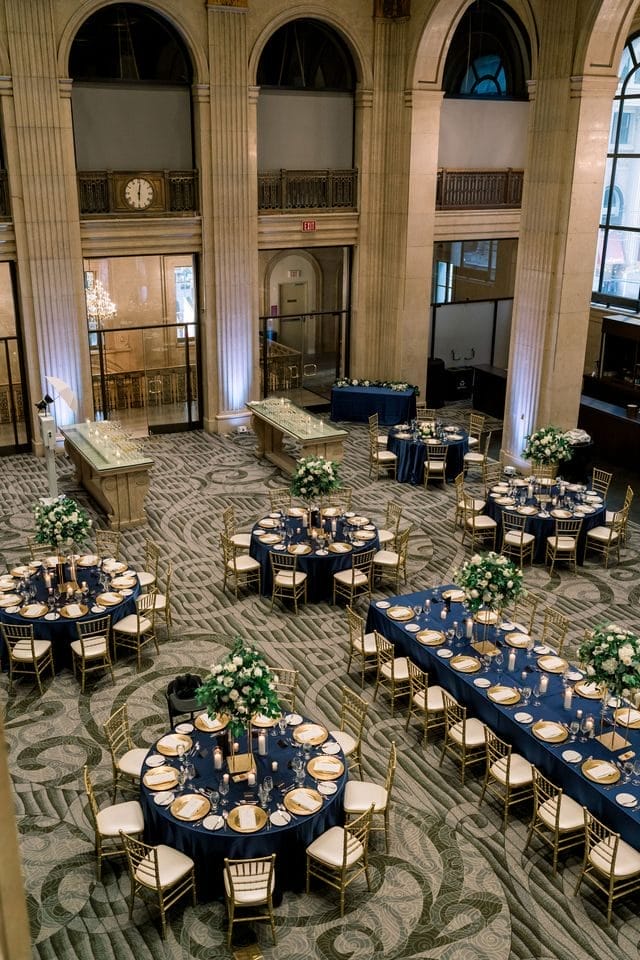 One King West Wedding Toronto Ceremony Decor Flowers Centerpieces