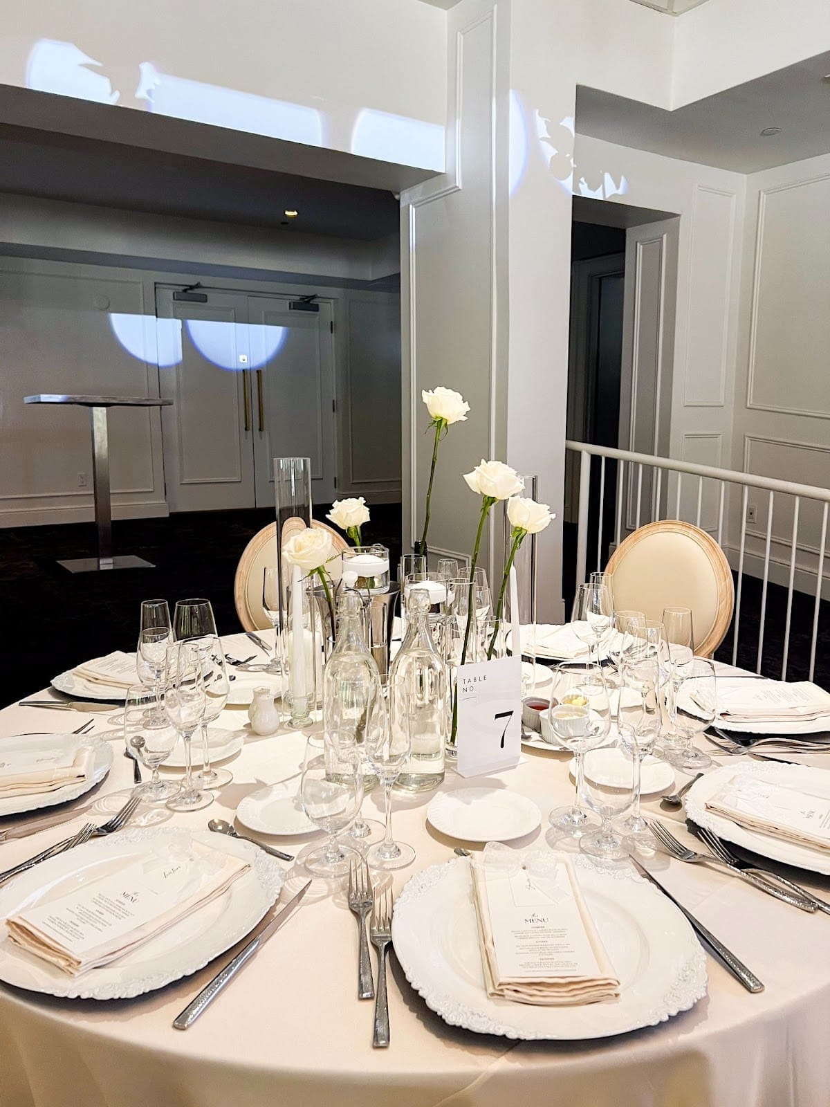 The Doctor's House Wedding Centerpiences Flowers Decor