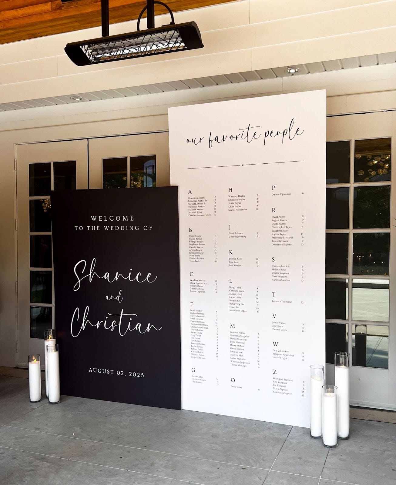 The Doctor's House Wedding Decor Welcoming Sign