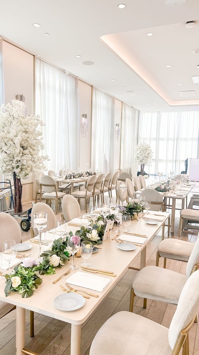 The Pearle Hotel Wedding Centerpieces 