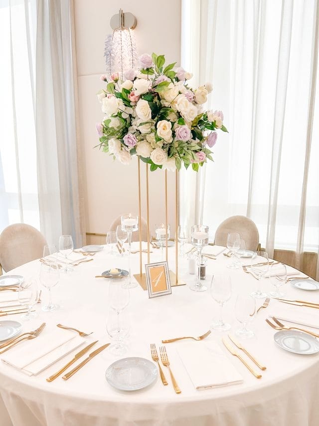 The Pearle Hotel Wedding Centerpieces 